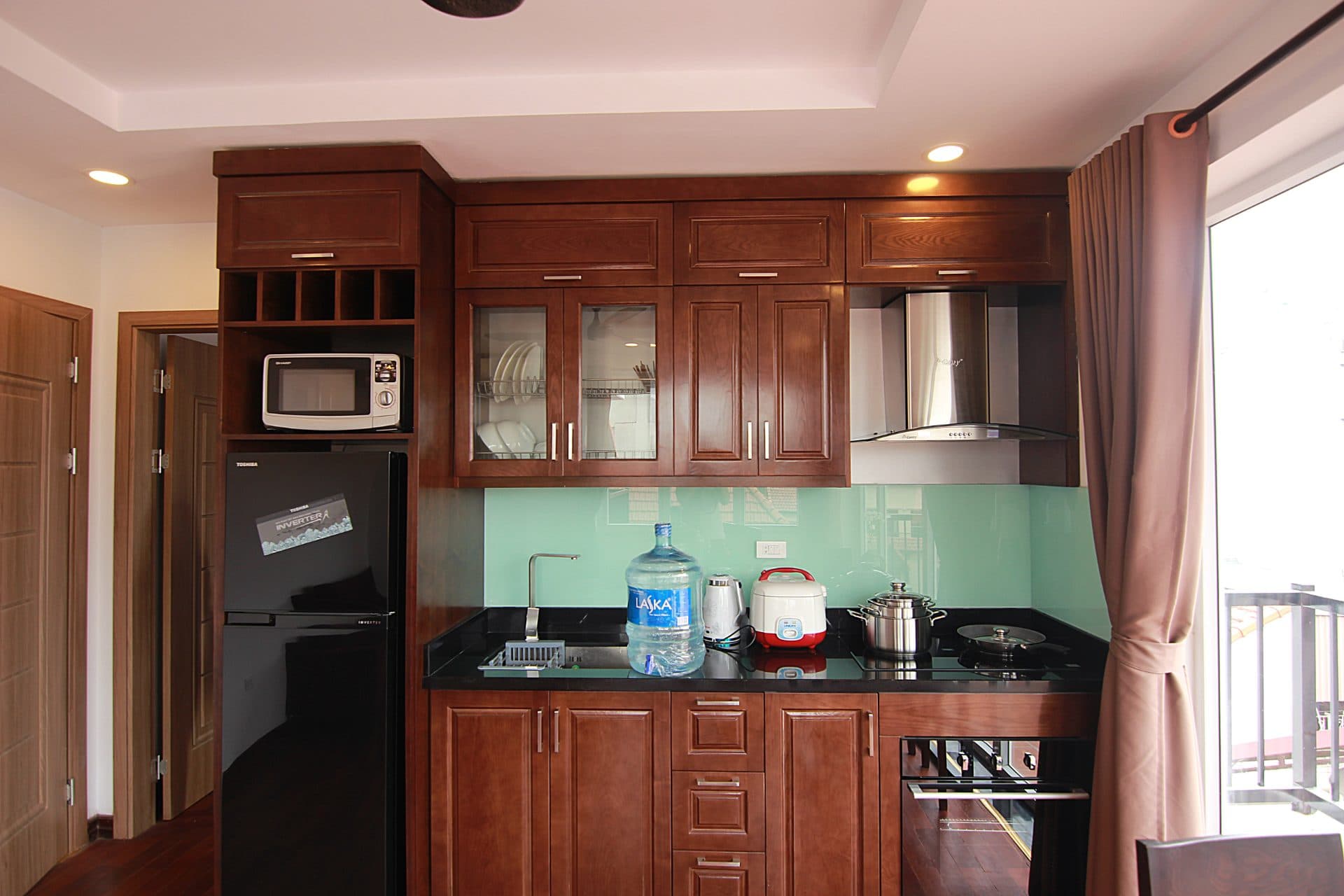 Balcony 1-Bed Apartment for Rent in West Lake, Hanoi 2