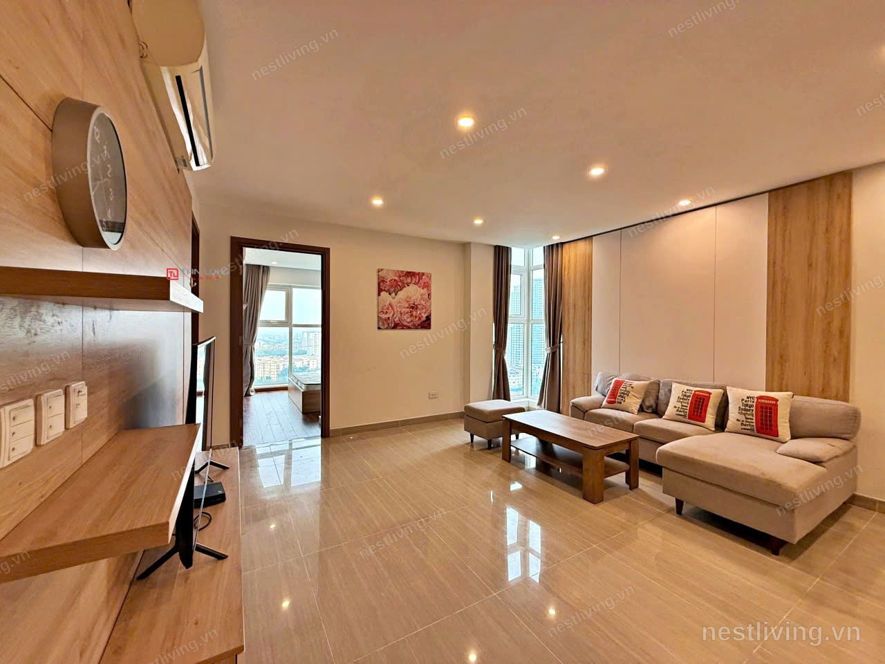 3-Bed Apartment with City View for Rent in West Lake, Hanoi