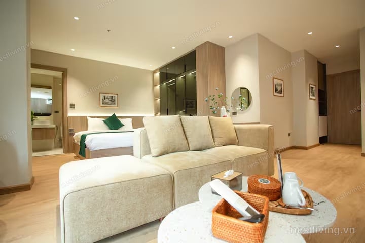 Balcony Studio for Rent in West Lake, Hanoi
