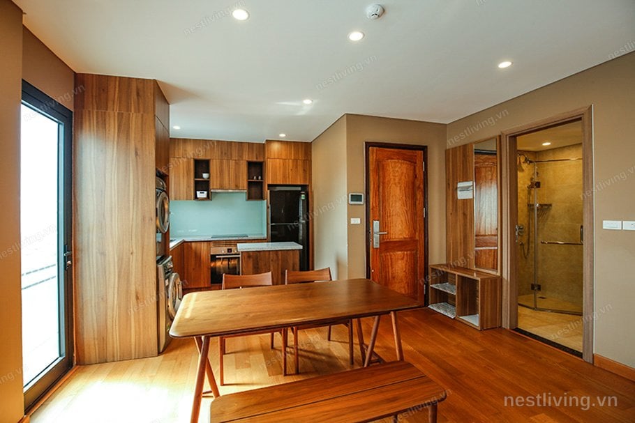Balcony 2-Bed Apartment for Rent in West Lake, Hanoi