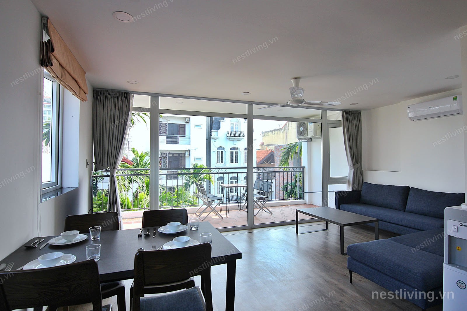 Balcony 1-Bed Apartment for Rent in West Lake, Hanoi