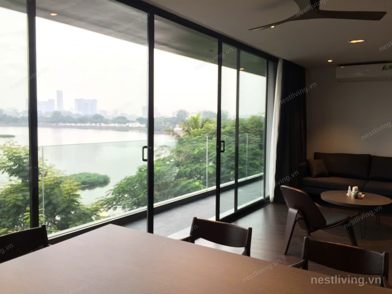 Lake View 2-Bed Apartment for Rent in Ba Dinh, Hanoi