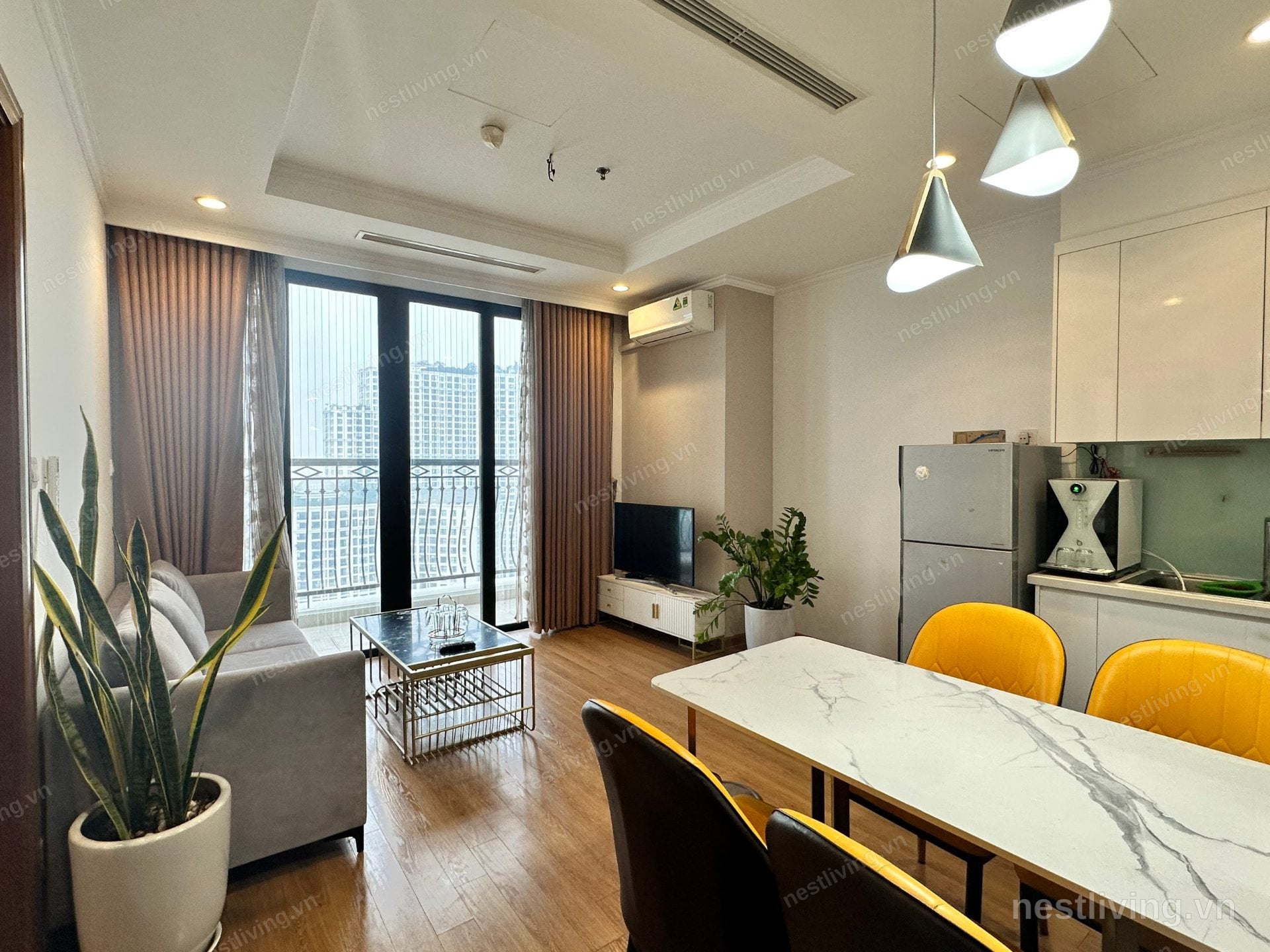2-Bed Apartment with Balcony for Rent in Thanh Xuân, Hanoi