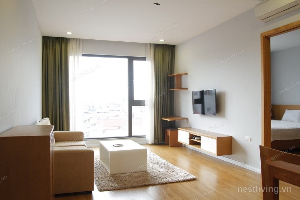 Balcony 1-Bed Apartment for Rent in Ba Dinh, Hanoi