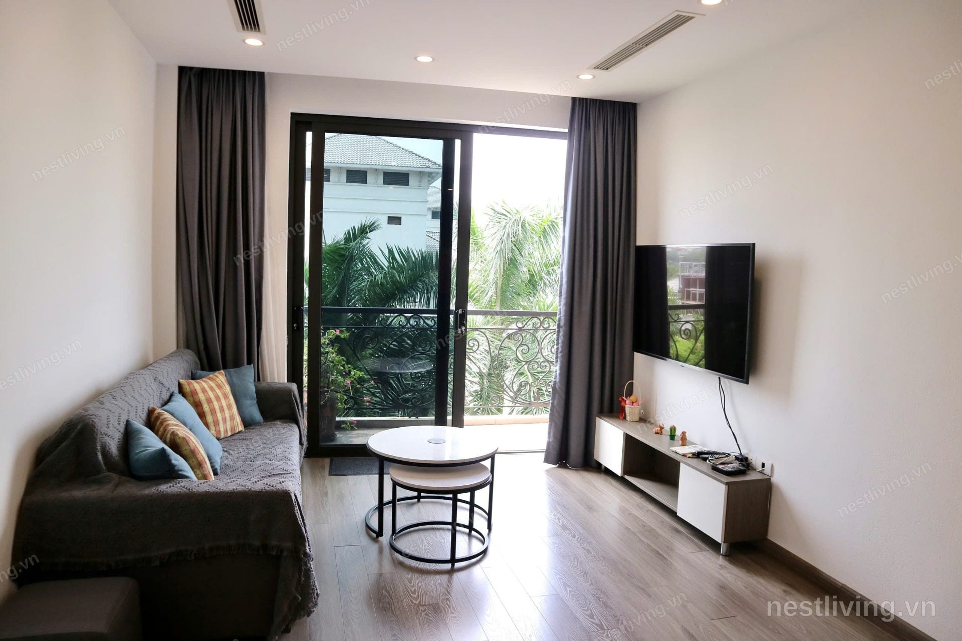 2-Bed Apartment with Balcony for Rent in West Lake, Hanoi