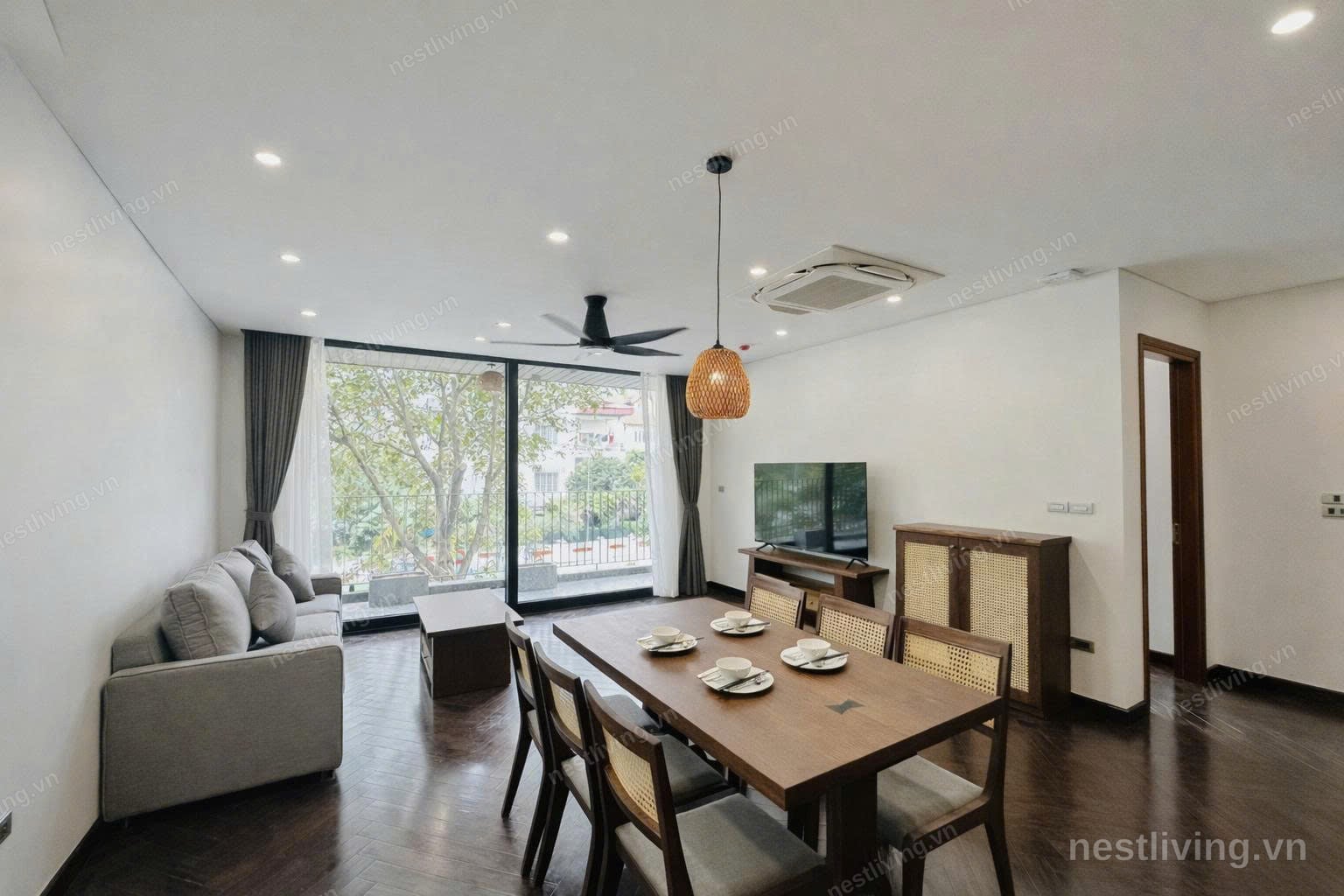 2-Bed Apartment with Balcony for Rent in West Lake, Hanoi
