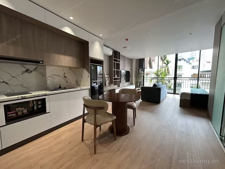 Furnished Studio for Rent in West Lake, Hanoi