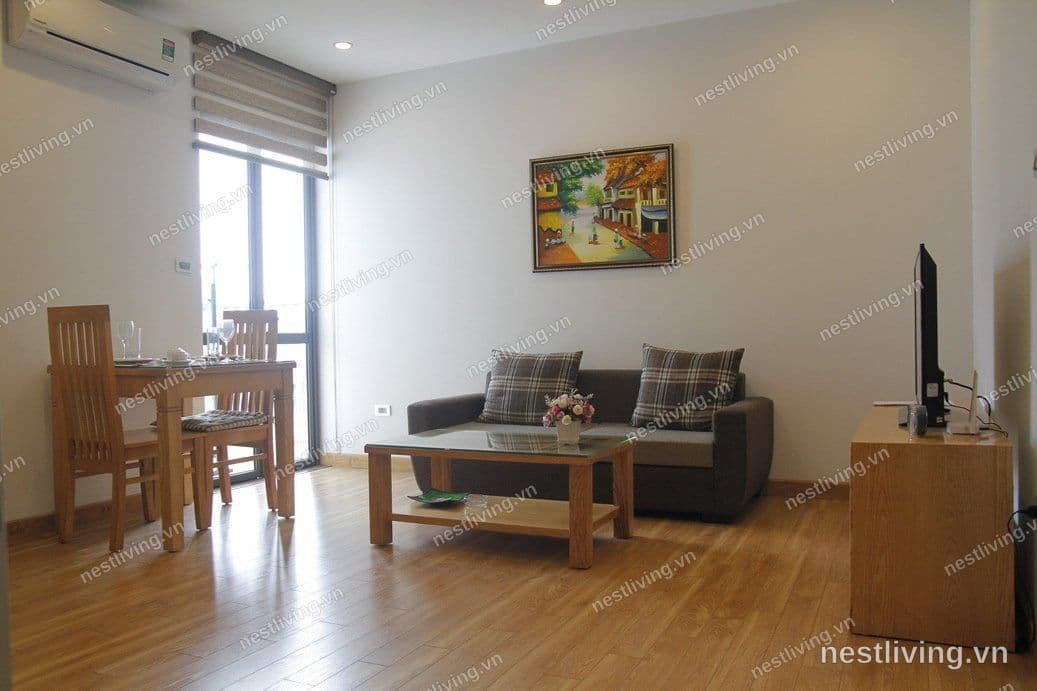 Balcony 1-Bed Apartment for Rent in Ba Dinh, Hanoi