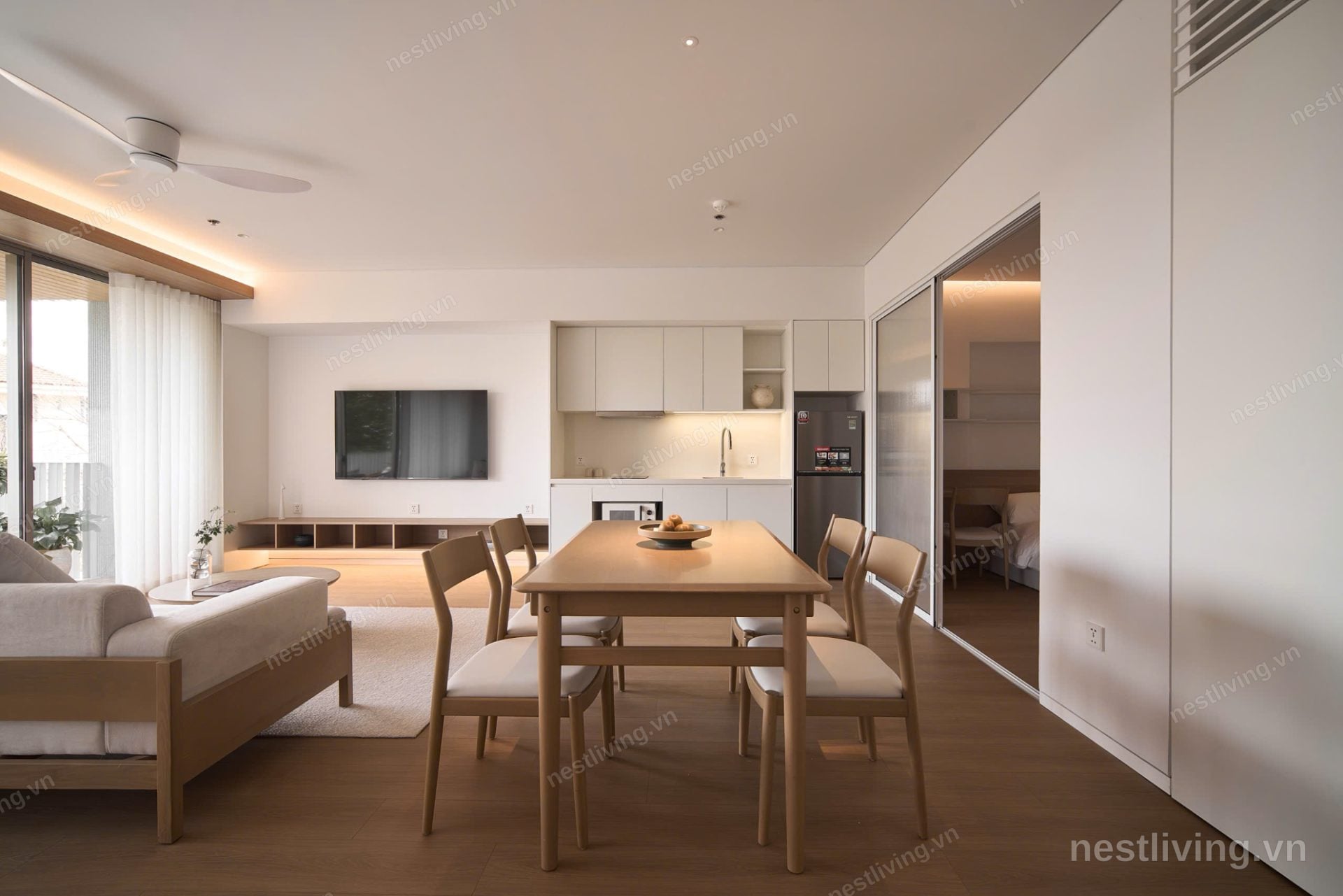 2-Bed Apartment with Balcony for Rent in West Lake, Hanoi