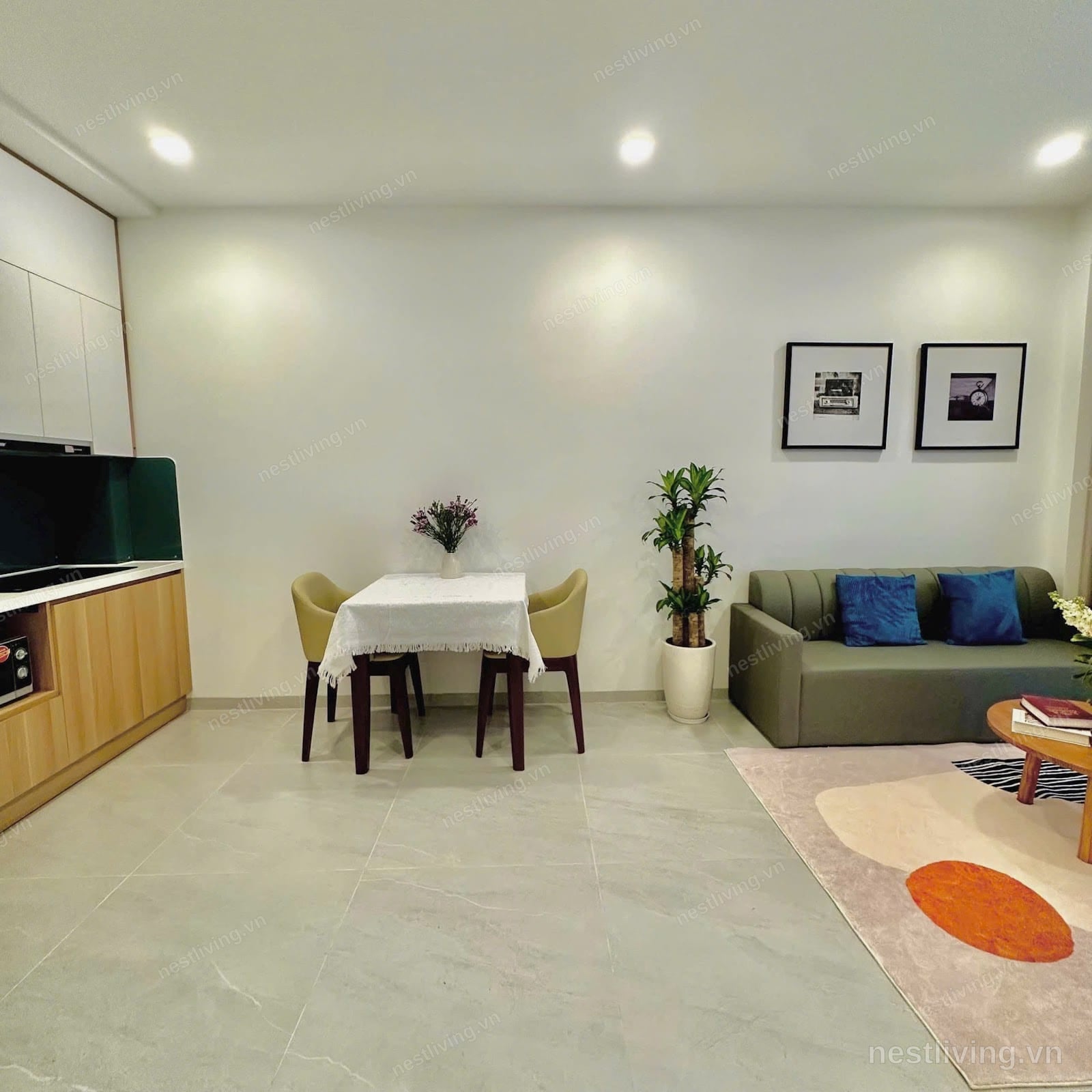 Balcony 1-Bed Apartment for Rent in West Lake, Hanoi