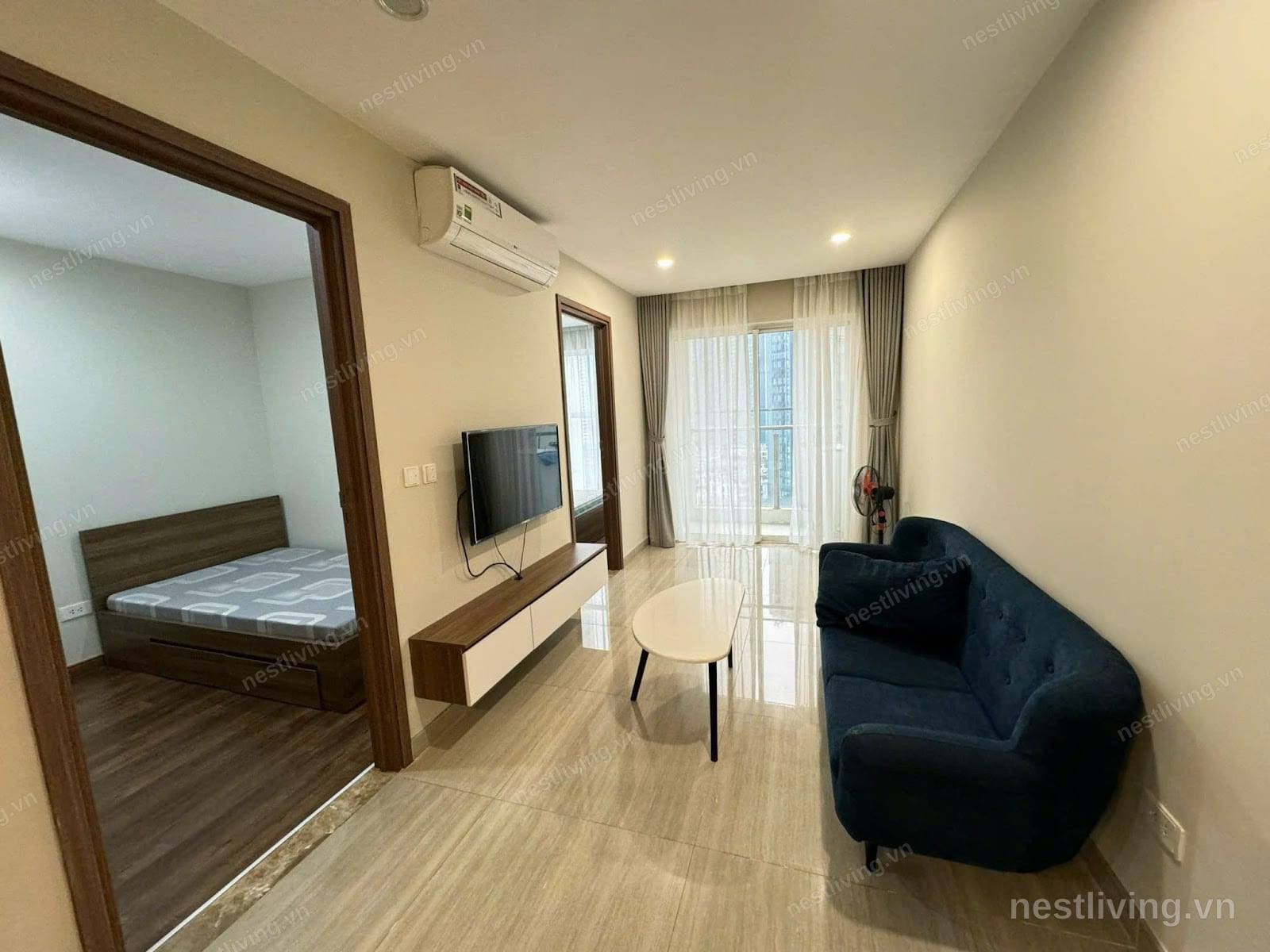 City View 2-Bed Apartment for Rent in West Lake, Hanoi