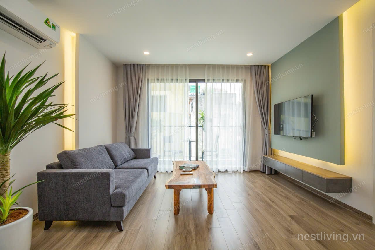 2-Bed Apartment with Balcony for Rent in West Lake, Hanoi