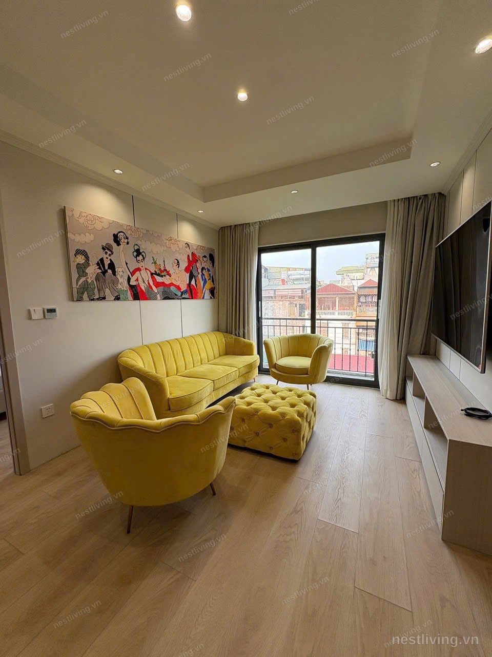 2-Bed Apartment with Balcony for Rent in West Lake, Hanoi