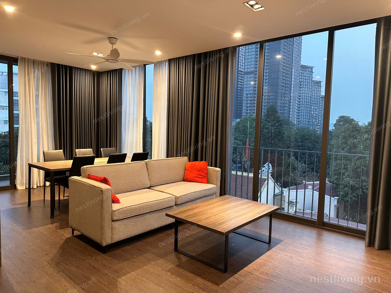 2-Bed Furnished Apartment for Rent in West Lake, Hanoi