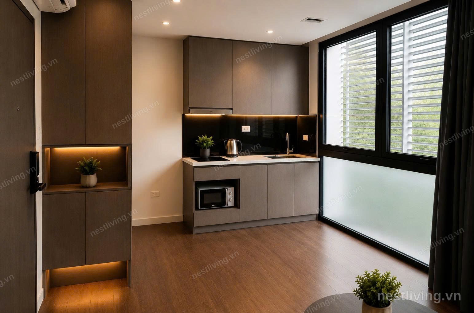 Lake View 1-Bed Apartment for Rent in West Lake, Hanoi