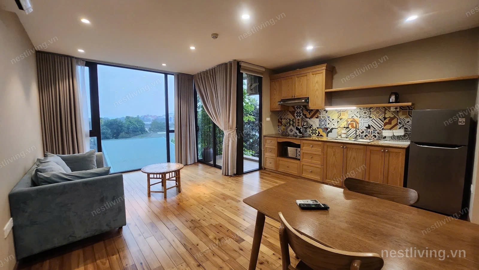 1-Bed Apartment with Balcony for Rent in West Lake, Hanoi