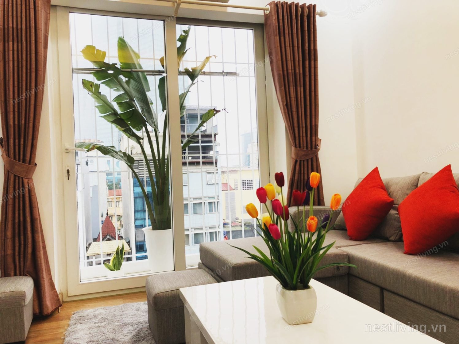 2-Bed Apartment with Balcony for Rent in Ba Dinh, Hanoi
