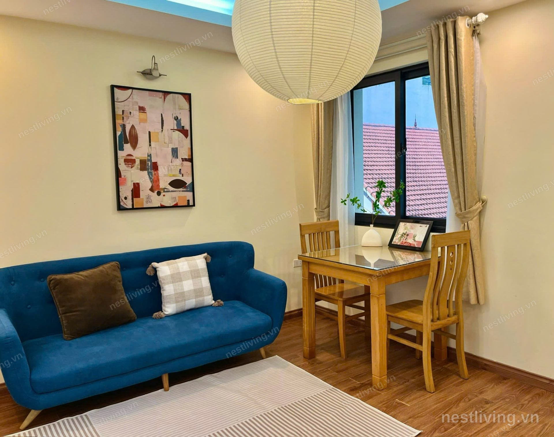 1-Bed Apartment with Balcony for Rent in West Lake, Hanoi