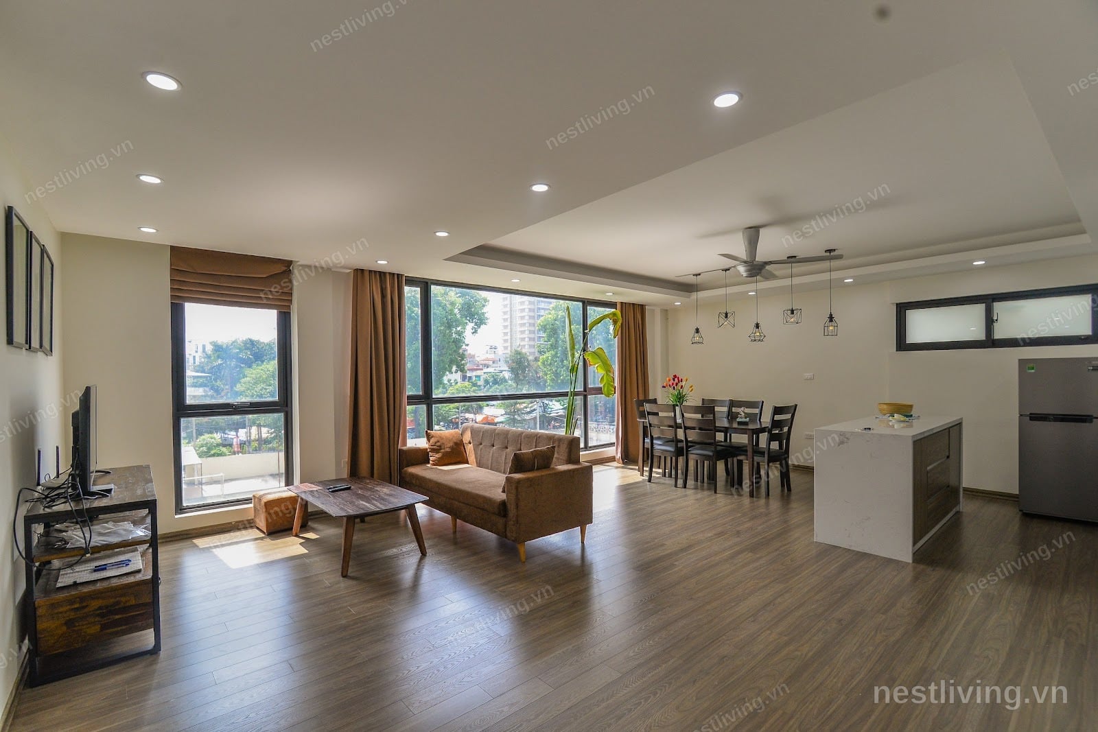 City View 2-Bed Apartment for Rent in West Lake, Hanoi