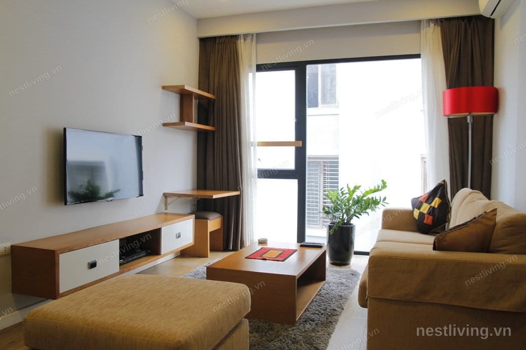 Balcony 1-Bed Apartment for Rent in Ba Dinh, Hanoi