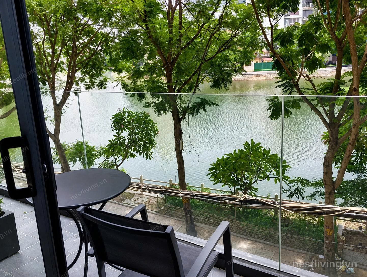 Lake View 1-Bed Apartment for Rent in West Lake, Hanoi