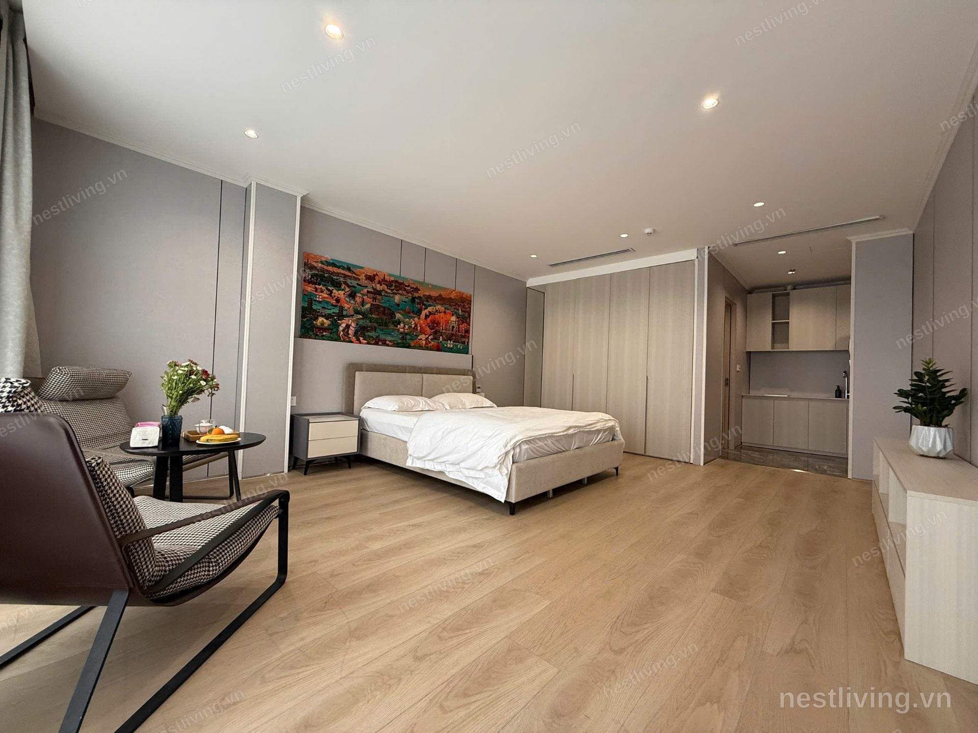 Studio with Balcony for Rent in West Lake, Hanoi
