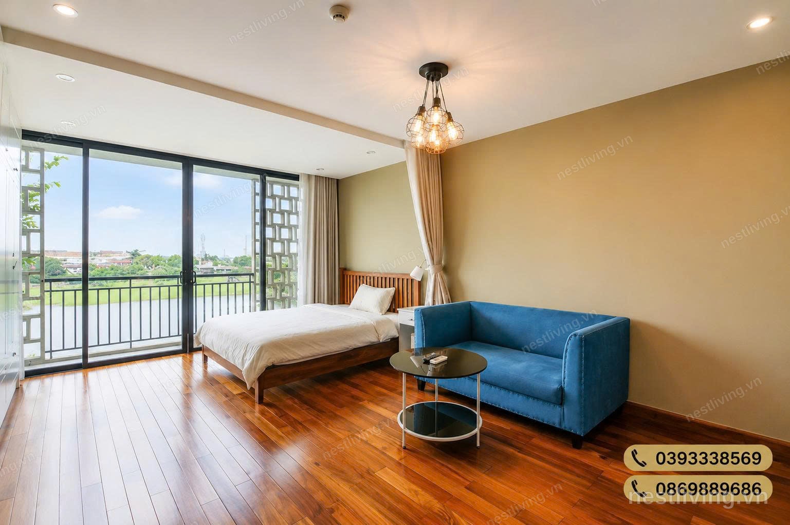 Studio with Lake View for Rent in West Lake, Hanoi