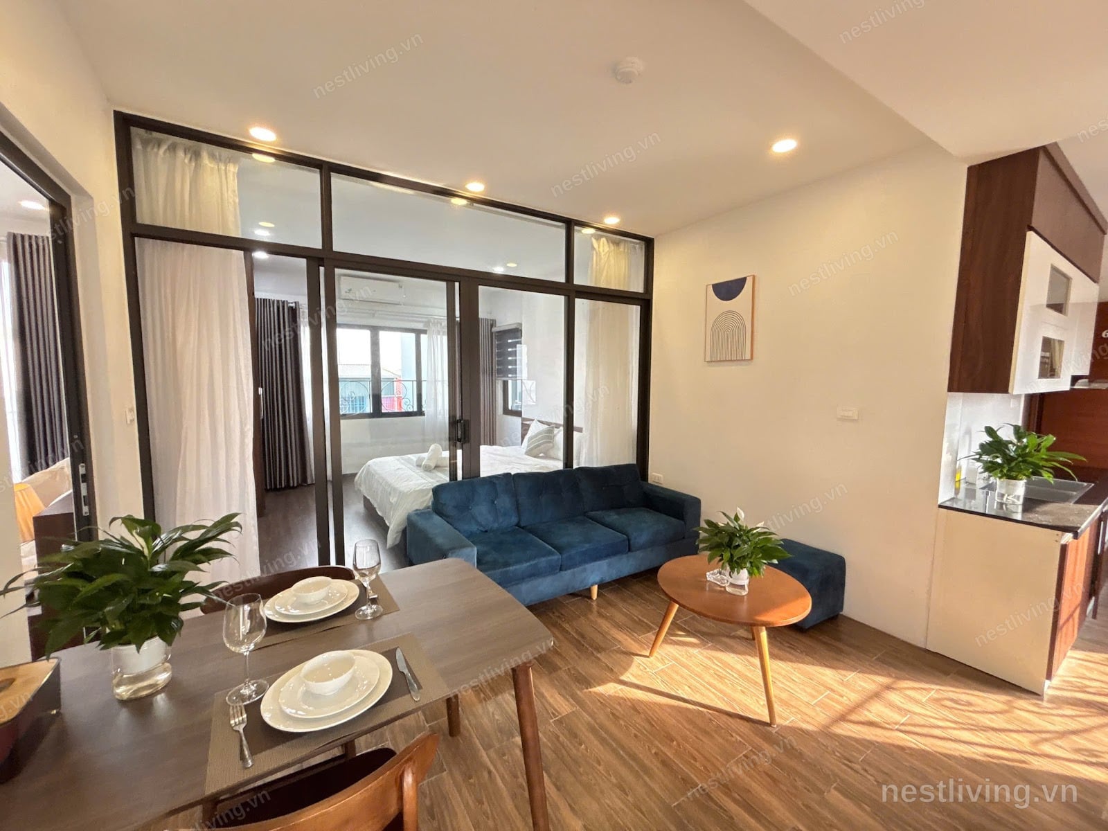 City View 2-Bed Apartment for Rent in West Lake, Hanoi