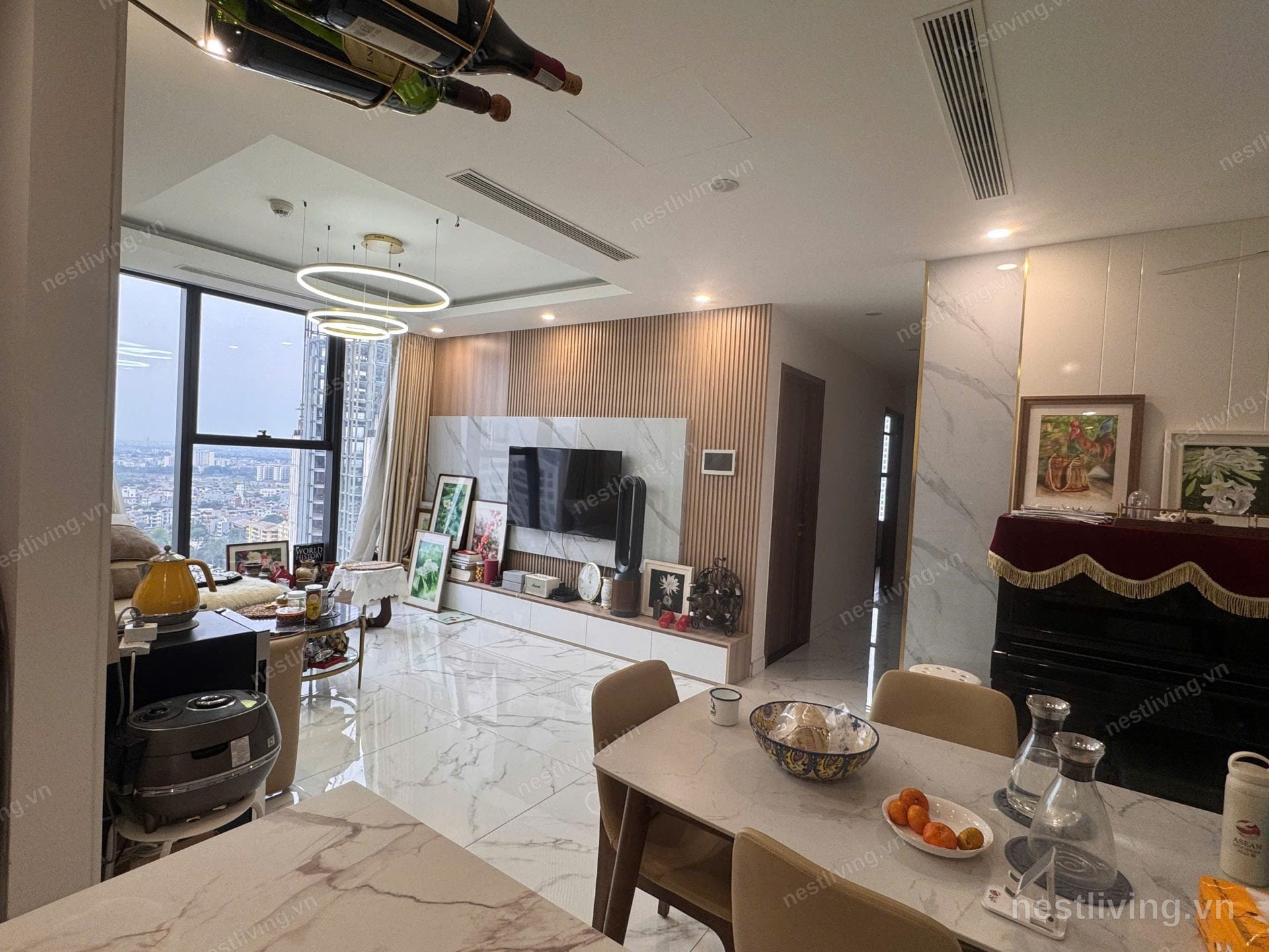 3-Bed Apartment with Balcony for Rent in West Lake, Hanoi