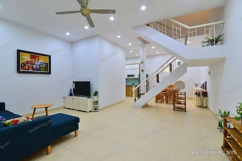 Balcony 2-Bed Apartment for Rent in West Lake, Hanoi