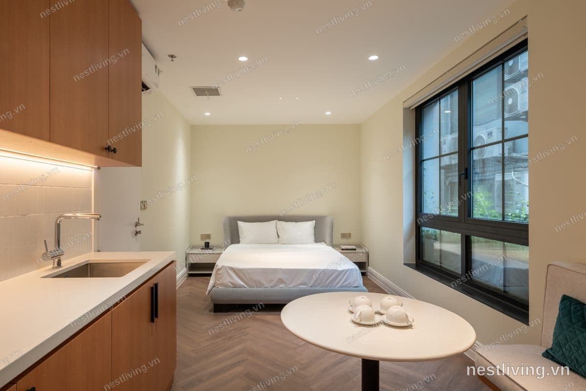 Furnished Studio for Rent in West Lake, Hanoi