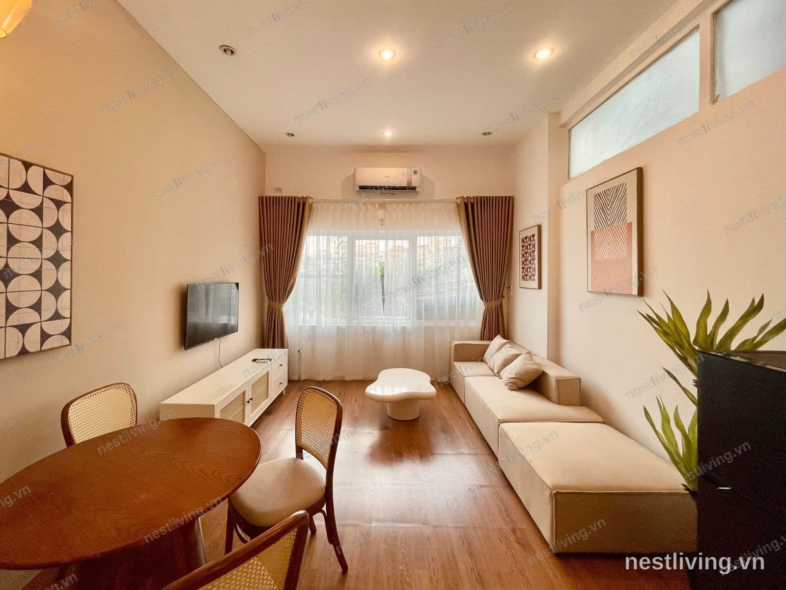 Lake View 1-Bed Apartment for Rent in West Lake, Hanoi