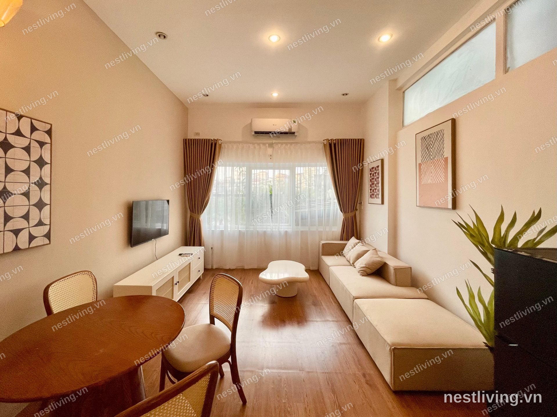 Lake View 1-Bed Apartment for Rent in West Lake, Hanoi