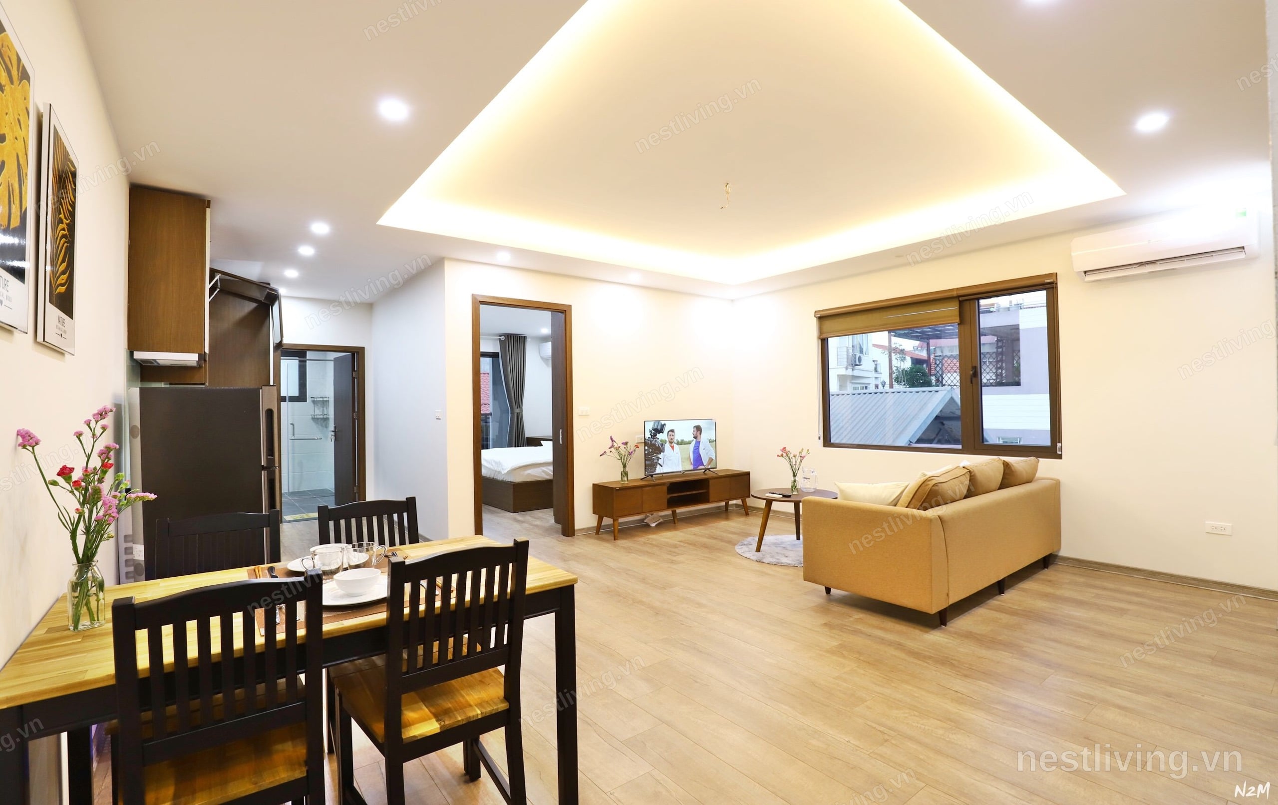 1-Bed Apartment with Lake View for Rent in West Lake, Hanoi