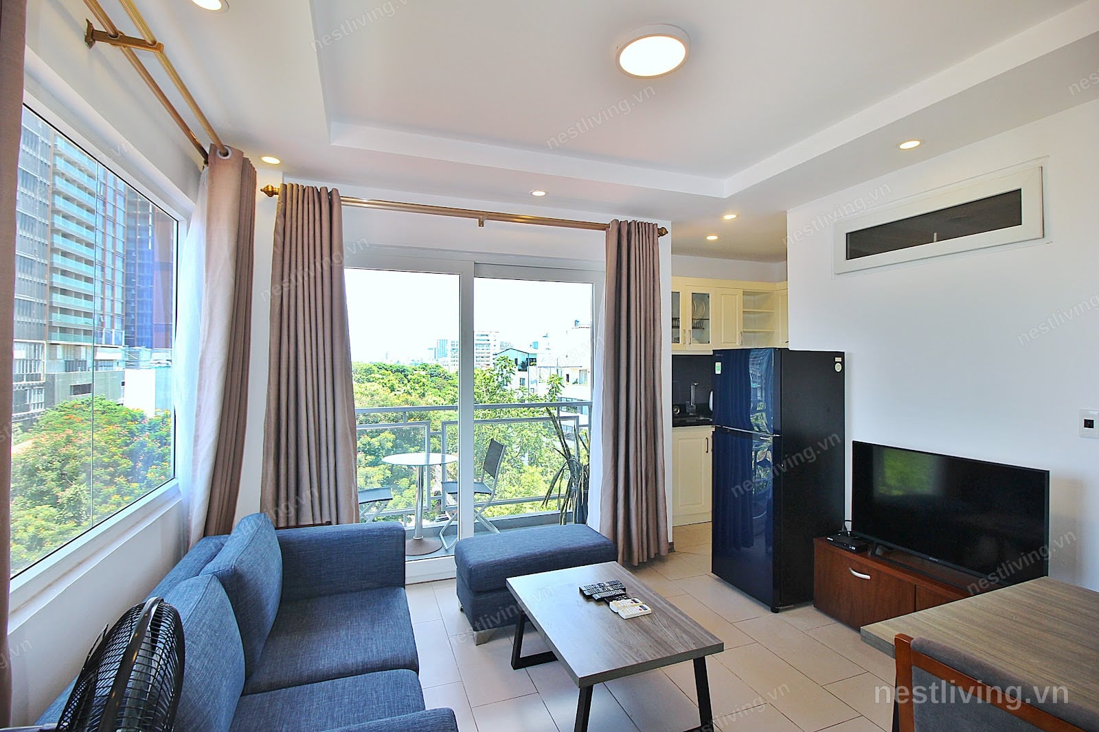 City View 1-Bed Apartment for Rent in West Lake, Hanoi