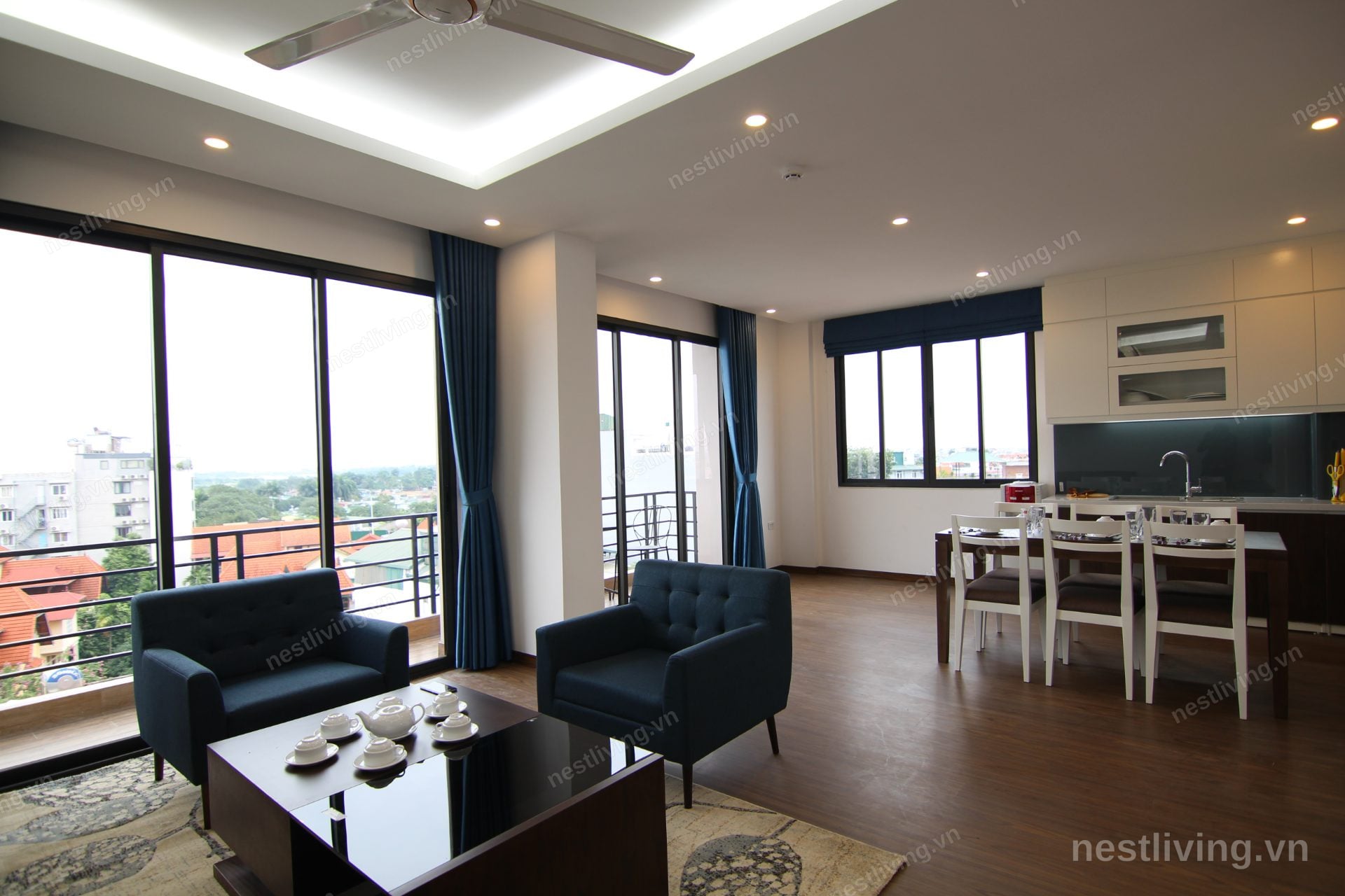 2-Bed Apartment with Balcony for Rent in West Lake, Hanoi