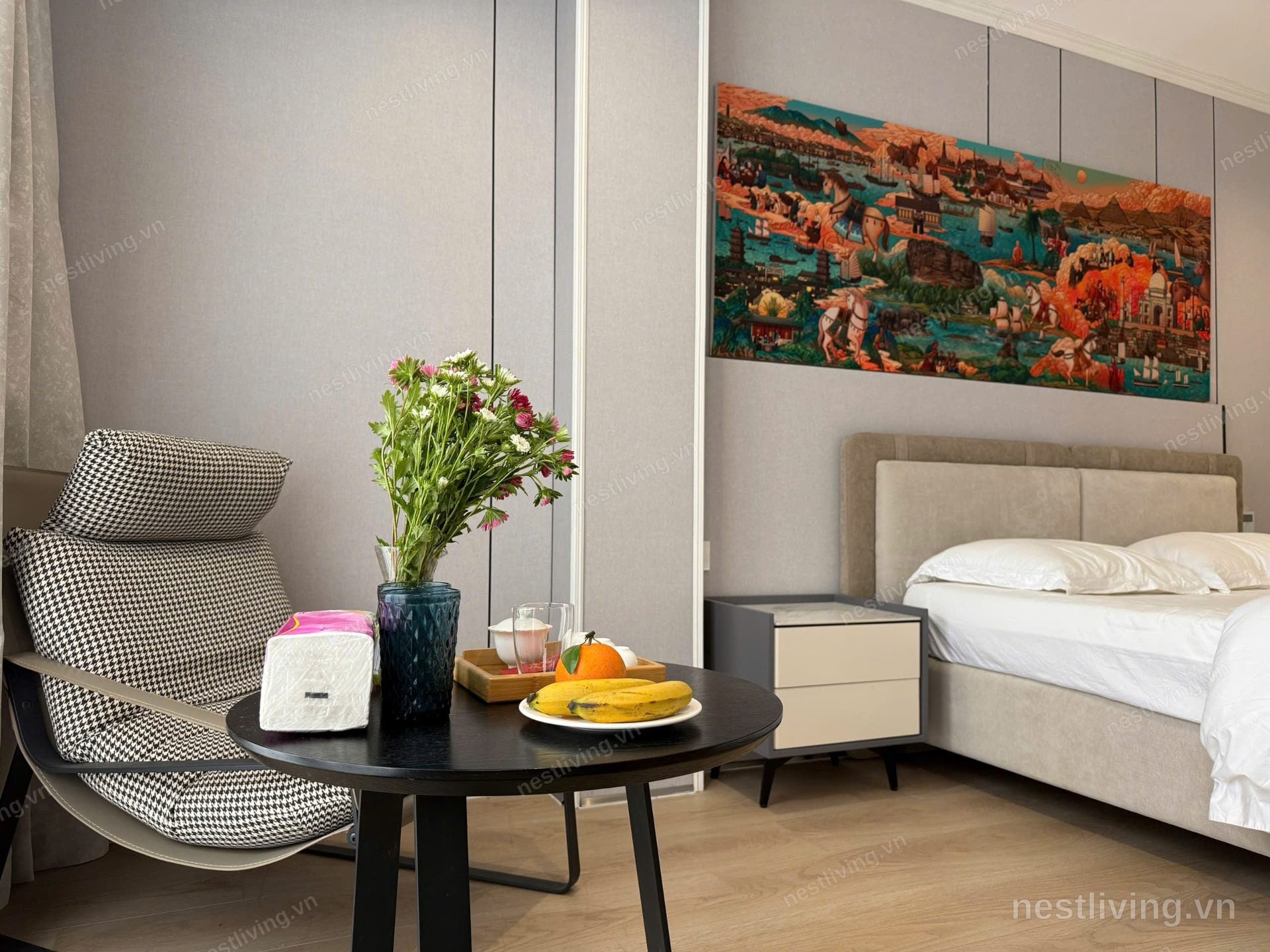 Studio with Balcony for Rent in West Lake, Hanoi