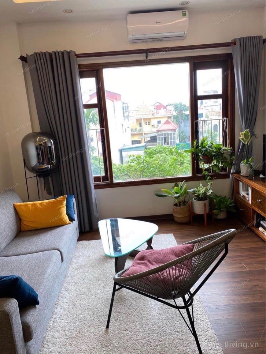 Balcony 1-Bed Apartment for Rent in West Lake, Hanoi