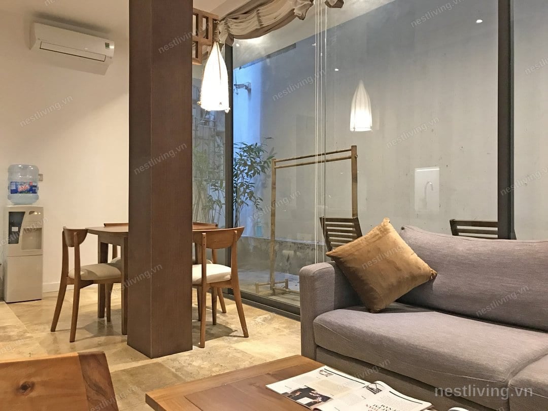 Balcony 2-Bed Apartment for Rent in West Lake, Hanoi