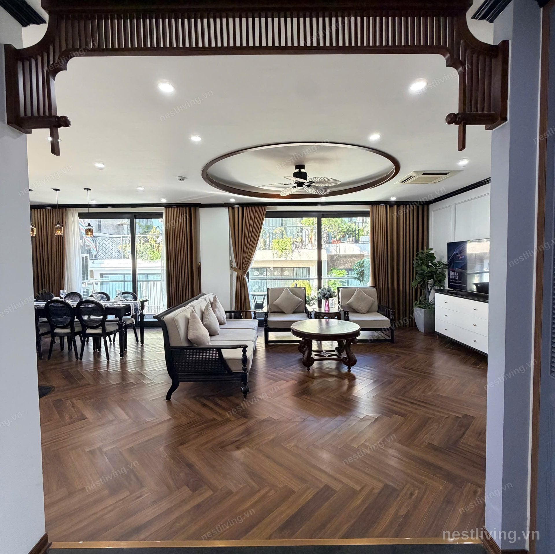 Lake View 3-Bed Apartment for Rent in West Lake, Hanoi