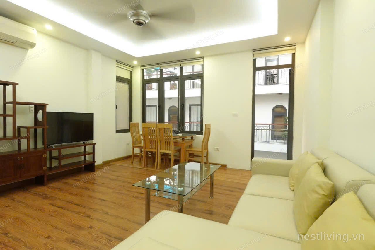 1-Bed Apartment with Balcony for Rent in West Lake, Hanoi