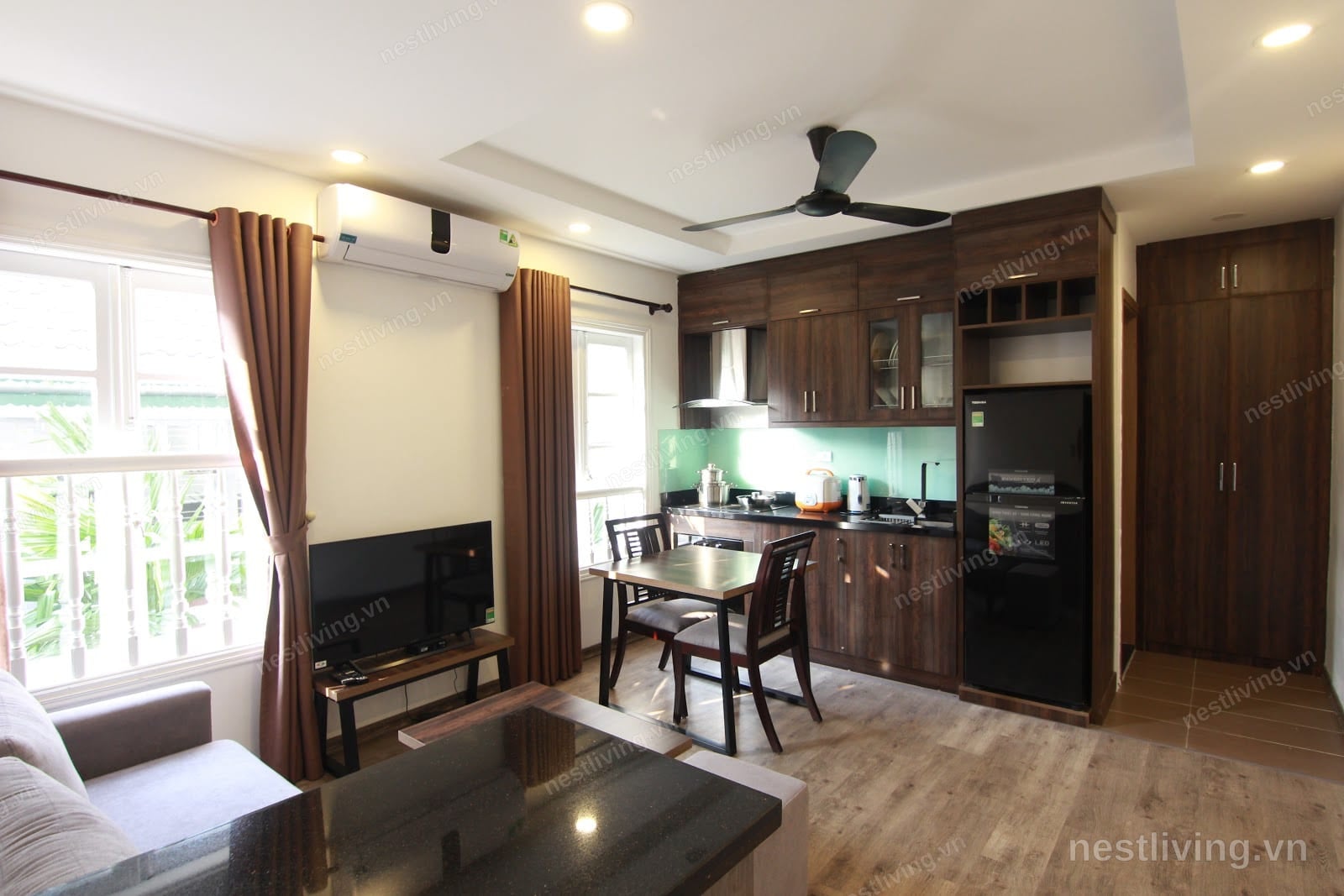 1-Bed Furnished Apartment for Rent in West Lake, Hanoi