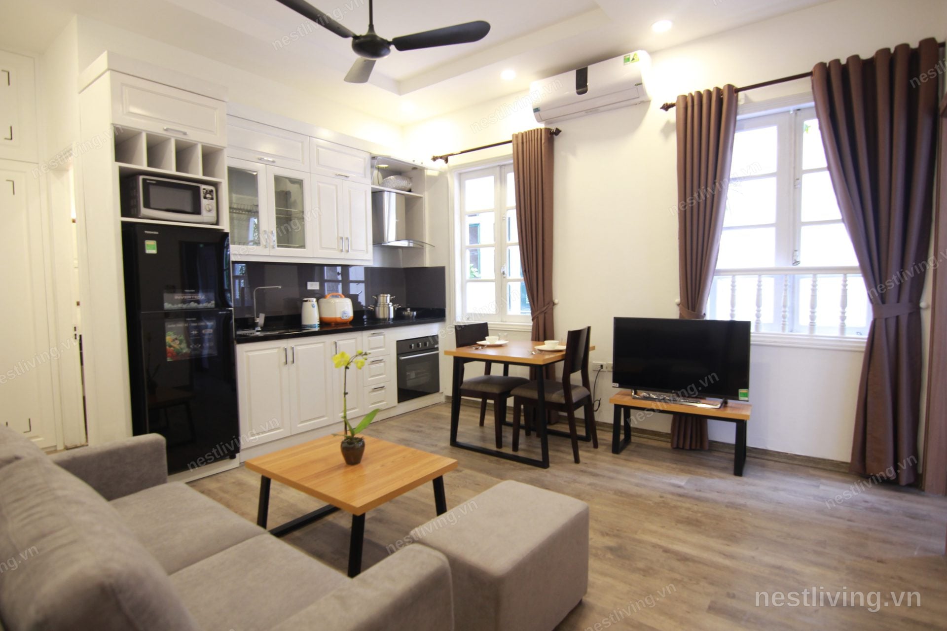 Furnished 1-Bed Apartment for Rent in West Lake, Hanoi