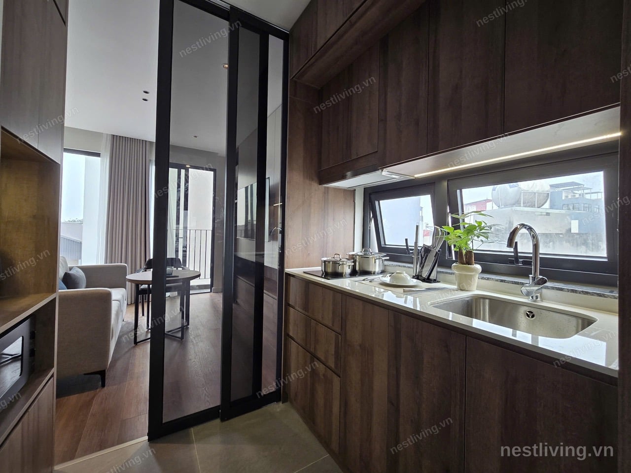 Balcony Studio for Rent in West Lake, Hanoi