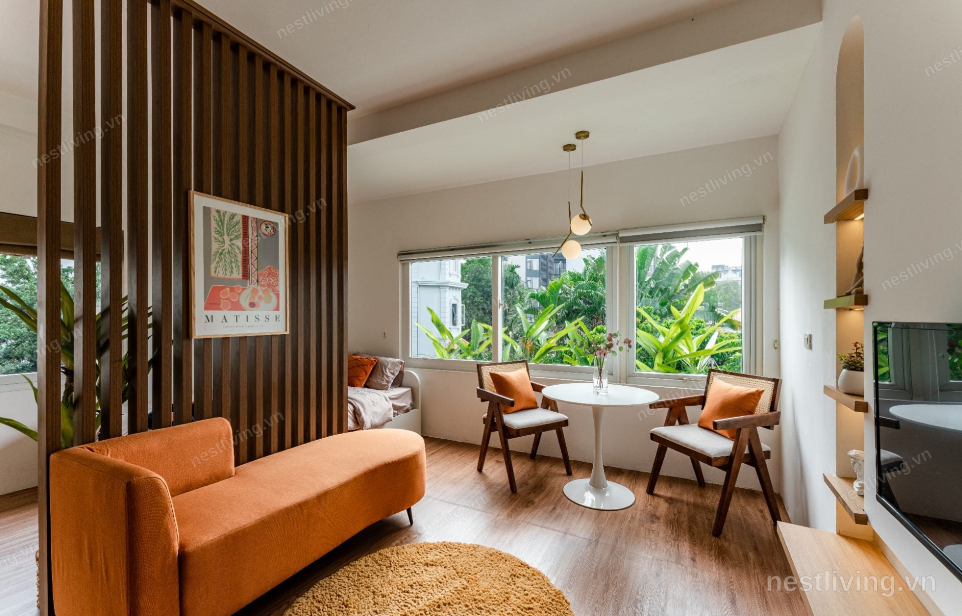 Furnished Studio for Rent in West Lake, Hanoi