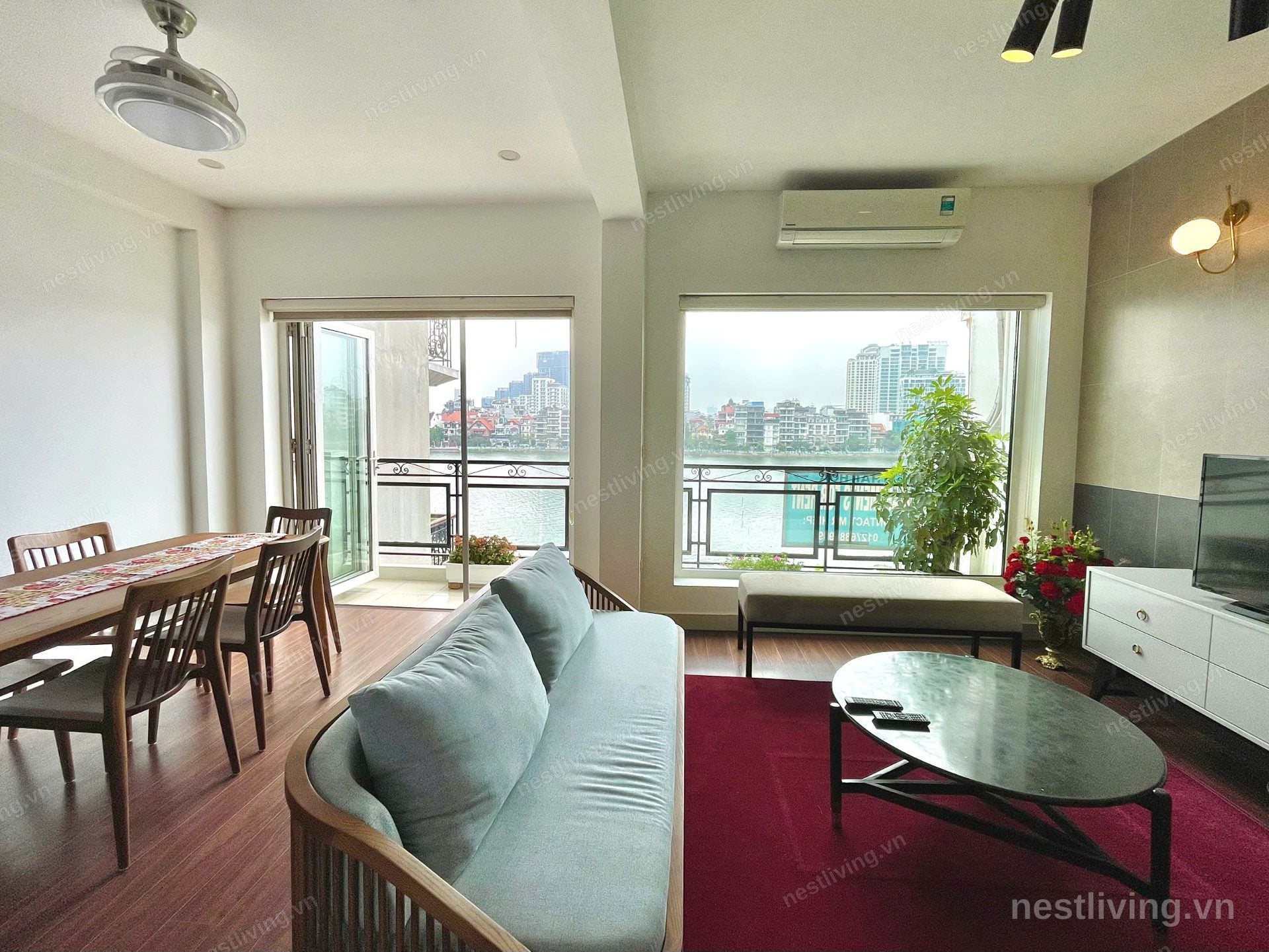 2-Bed Apartment with Lake View for Rent in West Lake, Hanoi