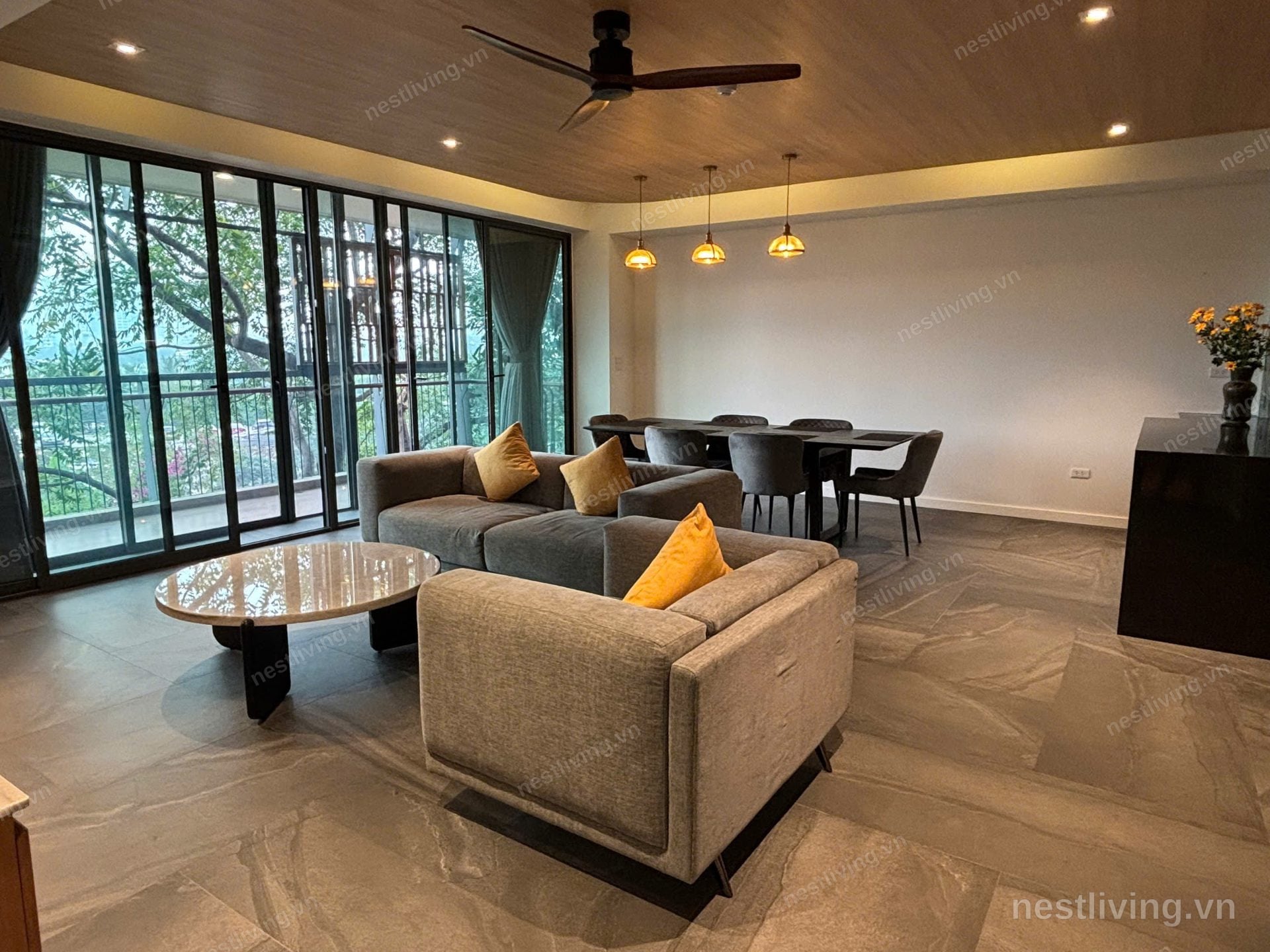 3-Bed Apartment with Lake View for Rent in West Lake, Hanoi