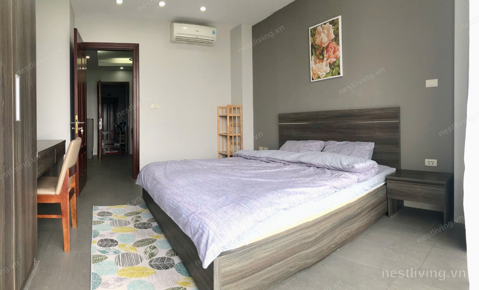 1-Bed Apartment with Balcony for Rent in West Lake, Hanoi