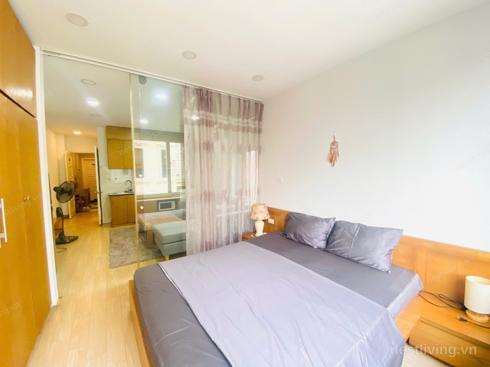 1-Bed Apartment with Balcony for Rent in West Lake, Hanoi