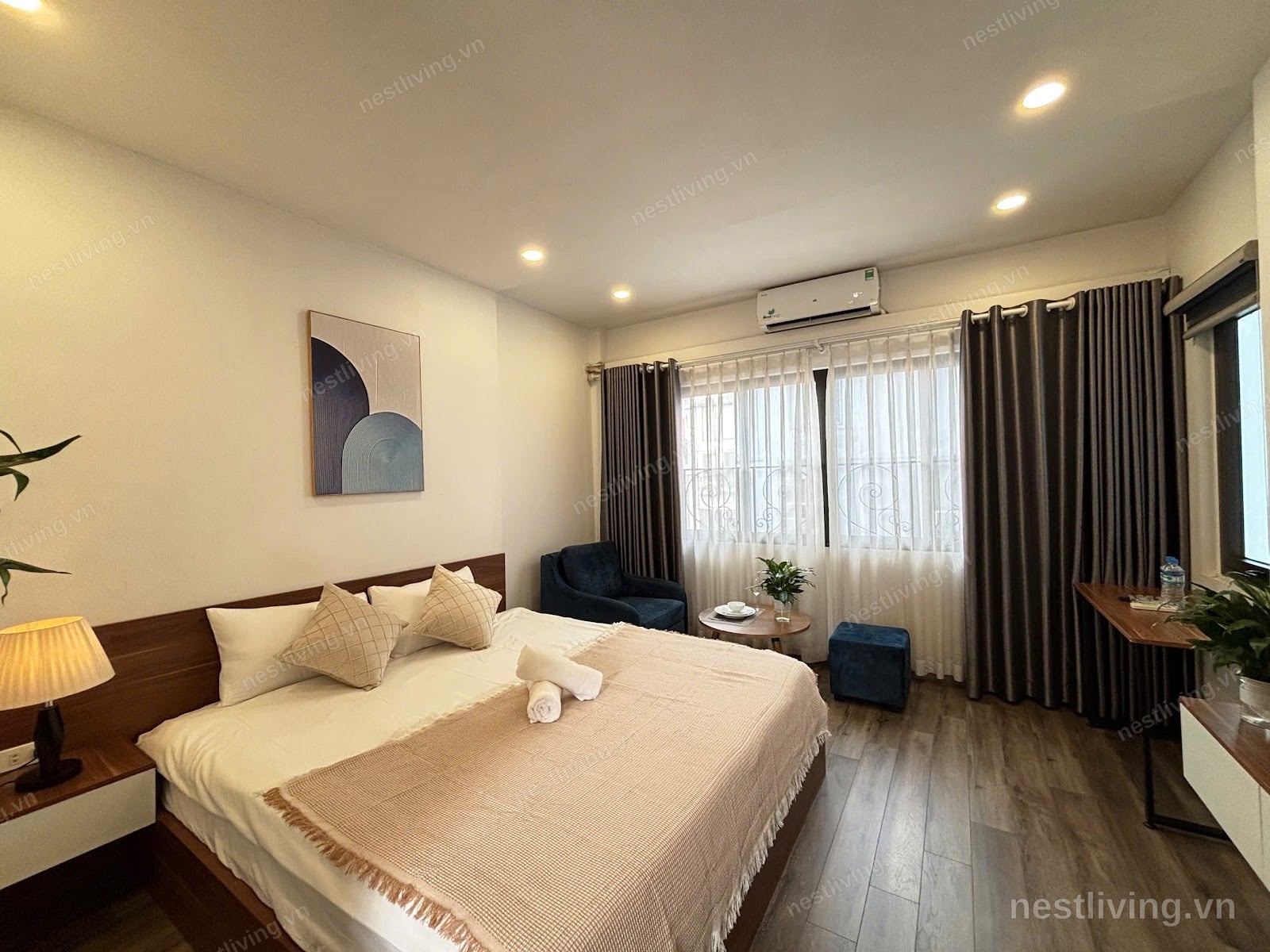 Furnished Studio for Rent in West Lake, Hanoi